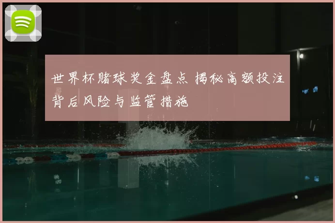 世界杯赌球奖金盘点 揭秘高额投注背后风险与监管措施